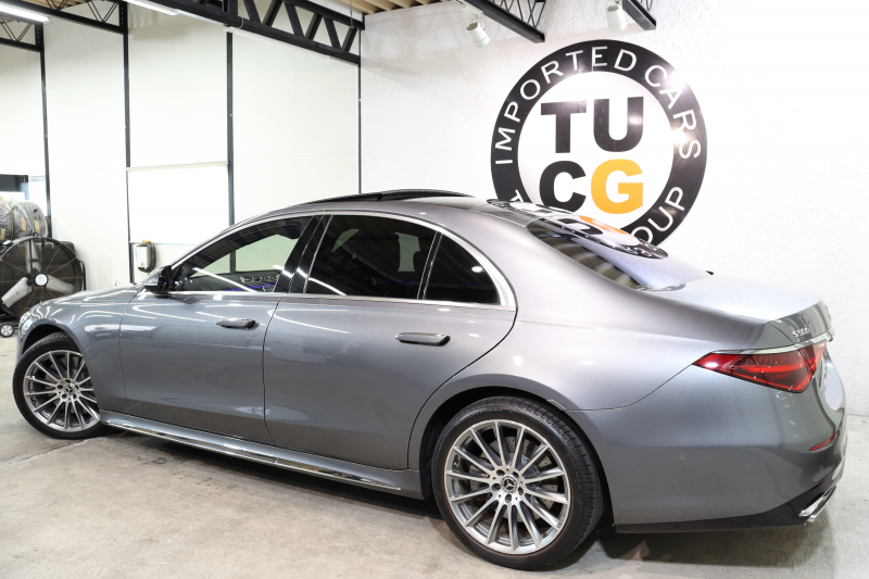メルセデスベンツ Sクラス S500 4MATIC AMGﾗｲﾝ ﾚｻﾞｰｴｸｽｸﾙｰｼﾌﾞ&ﾍﾞｰｼｯｸ&ﾚｰﾀﾞｰｾｰﾌﾃｨPKG　ISG搭載 1ｵｰﾅｰ ｷｰﾚｽｺﾞｰ 黒本革 ﾍﾞﾝﾁﾚｰﾀｰ ﾊﾟﾉﾗﾏSR ﾍｯﾄﾞｱｯﾌﾟD MBUXﾅﾋﾞTV ｽﾏﾎ連携 ﾌﾞﾙﾒｽﾀｰ 360ｶﾒﾗ PTS LEDﾗｲﾄ ﾊﾝｽﾞﾌﾘｰA AMGｴｱﾛ&20AW 9AT　2年保証