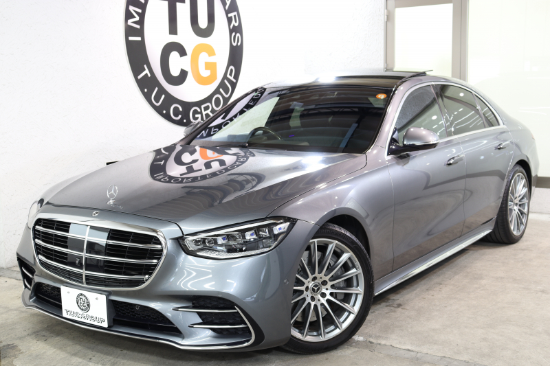 メルセデスベンツ Sクラス S500 4MATIC AMGﾗｲﾝ ﾚｻﾞｰｴｸｽｸﾙｰｼﾌﾞ&ﾍﾞｰｼｯｸ&ﾚｰﾀﾞｰｾｰﾌﾃｨPKG　ISG搭載 1ｵｰﾅｰ ｷｰﾚｽｺﾞｰ 黒本革 ﾍﾞﾝﾁﾚｰﾀｰ ﾊﾟﾉﾗﾏSR ﾍｯﾄﾞｱｯﾌﾟD MBUXﾅﾋﾞTV ｽﾏﾎ連携 ﾌﾞﾙﾒｽﾀｰ 360ｶﾒﾗ PTS LEDﾗｲﾄ ﾊﾝｽﾞﾌﾘｰA AMGｴｱﾛ&20AW 9AT　2年保証