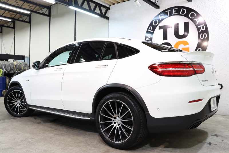 AMG GLCクーペ GLC43 4MATIC ｸｰﾍﾟ ﾚｻﾞｰｴｸｽｸﾙｰｼﾌﾞ&ﾅｲﾄ&ﾚｰﾀﾞｰｾｰﾌﾃｨPKG　ｷｰﾚｽｺﾞｰ 黒本革 全席ｼｰﾄﾋｰﾀｰ ｻﾝﾙｰﾌ ﾍｯﾄﾞｱｯﾌﾟD 純正HDDﾅﾋﾞTV BT音楽 ﾌﾞﾙﾒｽﾀｰ 360ｶﾒﾗ ﾊﾝｽﾞﾌﾘｰA AMGｴｱﾛ&20AW AMGﾄﾗﾝｸｽﾎﾟｲﾗｰ AMG専用装備&ﾁｭｰﾆﾝｸﾞ 9AT　2年保証