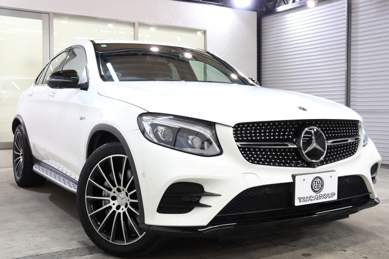 AMG GLCクーペ GLC43 4MATIC ｸｰﾍﾟ ﾚｻﾞｰｴｸｽｸﾙｰｼﾌﾞ&ﾅｲﾄ&ﾚｰﾀﾞｰｾｰﾌﾃｨPKG　ｷｰﾚｽｺﾞｰ 黒本革 全席ｼｰﾄﾋｰﾀｰ ｻﾝﾙｰﾌ ﾍｯﾄﾞｱｯﾌﾟD 純正HDDﾅﾋﾞTV BT音楽 ﾌﾞﾙﾒｽﾀｰ 360ｶﾒﾗ ﾊﾝｽﾞﾌﾘｰA AMGｴｱﾛ&20AW AMGﾄﾗﾝｸｽﾎﾟｲﾗｰ AMG専用装備&ﾁｭｰﾆﾝｸﾞ 9AT　2年保証
