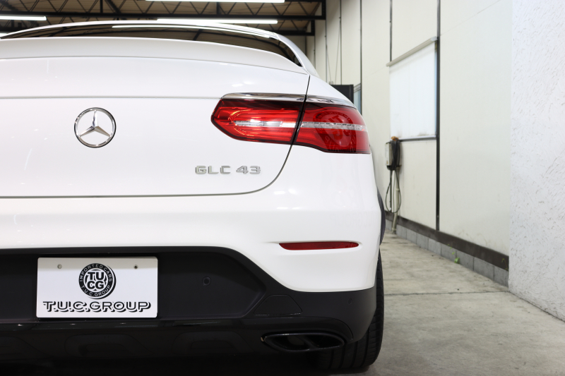 AMG GLCクーペ GLC43 4MATIC ｸｰﾍﾟ ﾚｻﾞｰｴｸｽｸﾙｰｼﾌﾞ&ﾅｲﾄ&ﾚｰﾀﾞｰｾｰﾌﾃｨPKG　ｷｰﾚｽｺﾞｰ 黒本革 全席ｼｰﾄﾋｰﾀｰ ｻﾝﾙｰﾌ ﾍｯﾄﾞｱｯﾌﾟD 純正HDDﾅﾋﾞTV BT音楽 ﾌﾞﾙﾒｽﾀｰ 360ｶﾒﾗ ﾊﾝｽﾞﾌﾘｰA AMGｴｱﾛ&20AW AMGﾄﾗﾝｸｽﾎﾟｲﾗｰ AMG専用装備&ﾁｭｰﾆﾝｸﾞ 9AT　2年保証