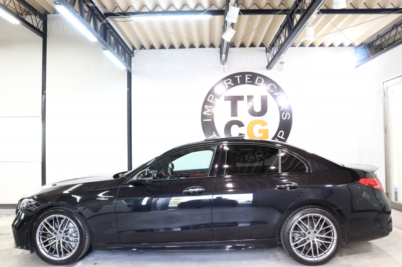 AMG Cクラス C43 4MATIC ﾚｰﾀﾞｰｾｰﾌﾃｨPKG　BSG搭載 黒本革 ﾍﾞﾝﾁﾚｰﾀｰ ﾊﾟﾉﾗﾏSR ﾍｯﾄﾞｱｯﾌﾟD MBUXﾅﾋﾞTV&ARﾅﾋﾞ ｽﾏﾎ連携 ﾌﾞﾙﾒｽﾀｰ 360ｶﾒﾗ PTS LEDﾗｲﾄ 自動ﾄﾗﾝｸ AMG専用装備&ﾁｭｰﾆﾝｸﾞ 9AT　2年保証
