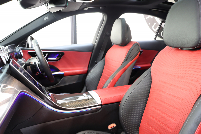 AMG Cクラス C43 4MATIC ﾚｰﾀﾞｰｾｰﾌﾃｨPKG　BSG搭載 黒本革 ﾍﾞﾝﾁﾚｰﾀｰ ﾊﾟﾉﾗﾏSR ﾍｯﾄﾞｱｯﾌﾟD MBUXﾅﾋﾞTV&ARﾅﾋﾞ ｽﾏﾎ連携 ﾌﾞﾙﾒｽﾀｰ 360ｶﾒﾗ PTS LEDﾗｲﾄ 自動ﾄﾗﾝｸ AMG専用装備&ﾁｭｰﾆﾝｸﾞ 9AT　2年保証
