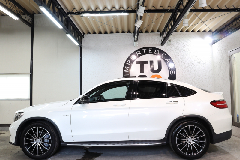 AMG GLCクーペ GLC43 4MATIC ｸｰﾍﾟ ﾚｻﾞｰｴｸｽｸﾙｰｼﾌﾞ&ﾅｲﾄ&ﾚｰﾀﾞｰｾｰﾌﾃｨPKG　ｷｰﾚｽｺﾞｰ 赤/黒本革 全席ｼｰﾄﾋｰﾀｰ ｻﾝﾙｰﾌ ﾍｯﾄﾞｱｯﾌﾟD 純正HDDﾅﾋﾞTV BT音楽 ﾌﾞﾙﾒｽﾀｰ 360ｶﾒﾗ LEDﾗｲﾄ ﾊﾝｽﾞﾌﾘｰA AMG専用装備&ﾁｭｰﾆﾝｸﾞ 9AT　2年保証