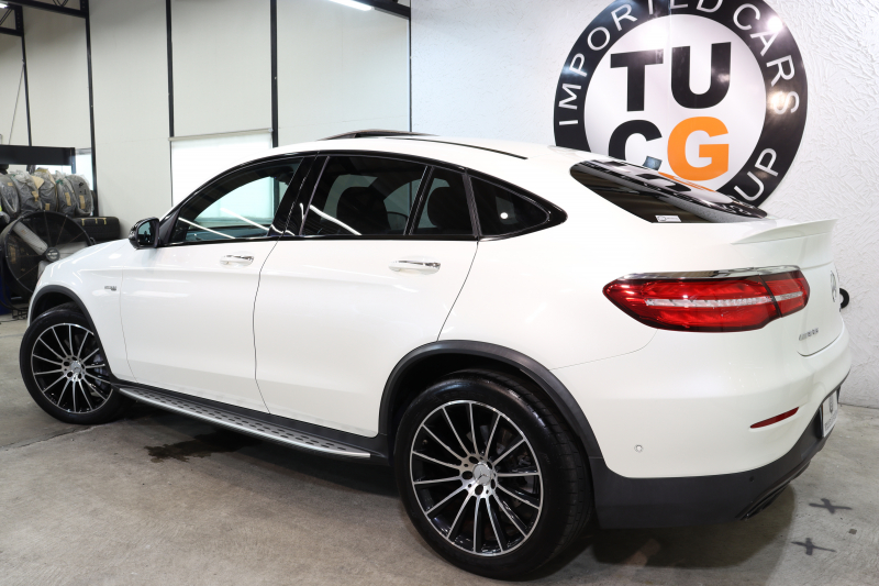 AMG GLCクーペ GLC43 4MATIC ｸｰﾍﾟ ﾚｻﾞｰｴｸｽｸﾙｰｼﾌﾞ&ﾅｲﾄ&ﾚｰﾀﾞｰｾｰﾌﾃｨPKG　ｷｰﾚｽｺﾞｰ 赤/黒本革 全席ｼｰﾄﾋｰﾀｰ ｻﾝﾙｰﾌ ﾍｯﾄﾞｱｯﾌﾟD 純正HDDﾅﾋﾞTV BT音楽 ﾌﾞﾙﾒｽﾀｰ 360ｶﾒﾗ LEDﾗｲﾄ ﾊﾝｽﾞﾌﾘｰA AMG専用装備&ﾁｭｰﾆﾝｸﾞ 9AT　2年保証