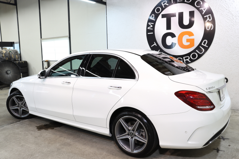 メルセデスベンツ Cクラス C220d ﾛｰﾚｳｽｴﾃﾞｨｼｮﾝ ﾚｰﾀﾞｰｾｰﾌﾃｨPKG　特別仕様車 ｷｰﾚｽｺﾞｰ 黒革 ｼｰﾄﾋｰﾀｰ HDDﾅﾋﾞTV&ｷｬﾝｾﾗｰ BT音楽 ﾊﾞｯｸｶﾒﾗ PTS LEDﾗｲﾄ AMGｴｱﾛ&18AW ﾀﾞｲﾅﾐｯｸS ｴｱｻｽ 9AT　2年保証