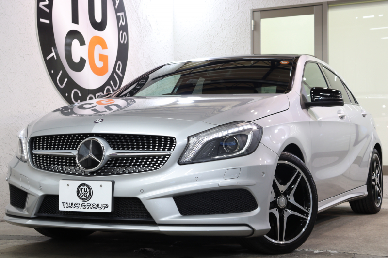 メルセデスベンツ Aクラス A180ｽﾎﾟｰﾂ AMGﾚｻﾞｰｴｸｽｸﾙｰｼﾌﾞ&ﾚｰﾀﾞｰｾｰﾌﾃｨ&ﾅｲﾄPKG+　中期 ｷｰﾚｽｺﾞｰ 黒本革 ﾊﾟﾉﾗﾏSR HDDﾅﾋﾞTV BT音楽 ﾊﾞｯｸｶﾒﾗ PTS ｷｾﾉﾝ AMGｴｱﾛ&18AW 7AT　2年保証