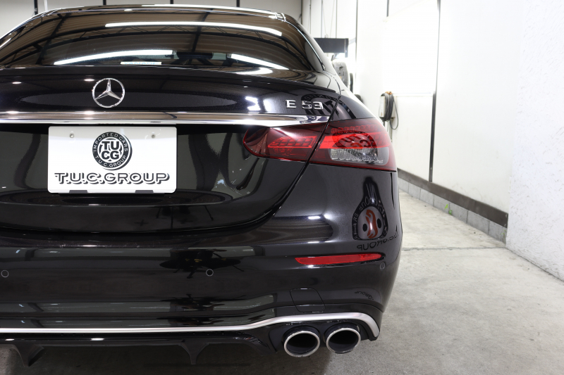AMG Eクラス E53 4MATIC+ ｴｸｽｸﾙｰｼﾌﾞ&ﾚｰﾀﾞｰｾｰﾌﾃｨPKG　ISG搭載 後期 ｷｰﾚｽｺﾞｰ 黒本革 ﾍﾞﾝﾁﾚｰﾀｰ ﾊﾟﾉﾗﾏSR ﾍｯﾄﾞｱｯﾌﾟD MBUXﾅﾋﾞTV&ARﾅﾋﾞTV ｽﾏﾎ連携 ﾌﾞﾙﾒｽﾀｰ 360ｶﾒﾗ PTS LEDﾗｲﾄ 自動ﾄﾗﾝｸ AMG専用装備&ﾁｭｰﾆﾝｸﾞ ﾜｲﾔﾚｽ充電 9AT　2年保証