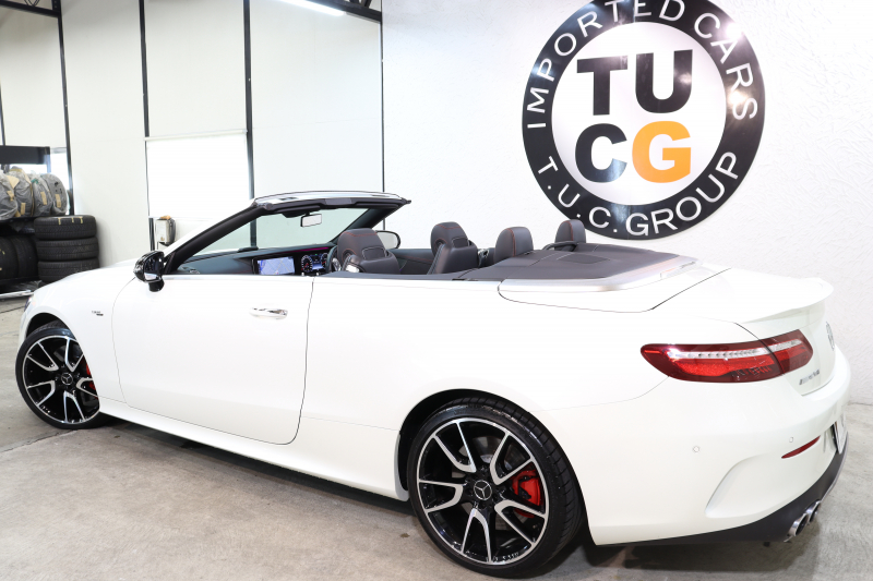 AMG Eクラス E53 4MATIC ｶﾌﾞﾘｵﾚ ｴｸｽｸﾙｰｼﾌﾞ&ﾚｰﾀﾞｰｾｰﾌﾃｨPKG　ISG搭載 中期 ｷｰﾚｽｺﾞｰ 赤/黒本革 ﾍﾞﾝﾁﾚｰﾀｰ ﾍｯﾄﾞｱｯﾌﾟD HDDﾅﾋﾞTV ｽﾏﾎ連携 ﾌﾞﾙﾒｽﾀｰ 360ｶﾒﾗ PTS LEDﾗｲﾄ AMG専用装備&ﾁｭｰﾆﾝｸﾞ 9AT　2年保証