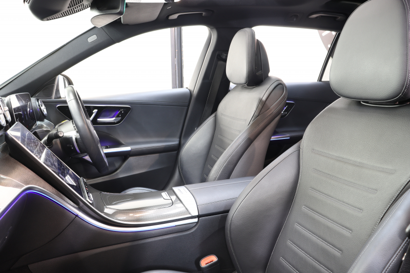 メルセデスベンツ Cクラス C220dｽﾃｰｼｮﾝﾜｺﾞﾝ AVG AMGﾗｲﾝ ﾚｻﾞｰｴｸｽｸﾙｰｼﾌﾞ&ﾍﾞｰｼｯｸ&ﾚｰﾀﾞｰｾｰﾌﾃｨPKG　ISG搭載 ｷｰﾚｽｺﾞｰ 黒本革 ﾊﾟﾉﾗﾏSR ﾍｯﾄﾞｱｯﾌﾟD MBUXﾅﾋﾞTV ｽﾏﾎ連携 360ｶﾒﾗ PTS LEDﾗｲﾄ 自動Rｹﾞｰﾄ AMGｴｱﾛ&18AW 9AT　2年保証