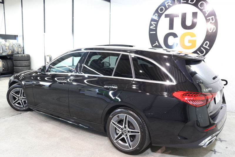 メルセデスベンツ Cクラス C220dｽﾃｰｼｮﾝﾜｺﾞﾝ AVG AMGﾗｲﾝ ﾚｻﾞｰｴｸｽｸﾙｰｼﾌﾞ&ﾍﾞｰｼｯｸ&ﾚｰﾀﾞｰｾｰﾌﾃｨPKG　ISG搭載 ｷｰﾚｽｺﾞｰ 黒本革 ﾊﾟﾉﾗﾏSR ﾍｯﾄﾞｱｯﾌﾟD MBUXﾅﾋﾞTV ｽﾏﾎ連携 360ｶﾒﾗ PTS LEDﾗｲﾄ 自動Rｹﾞｰﾄ AMGｴｱﾛ&18AW 9AT　2年保証