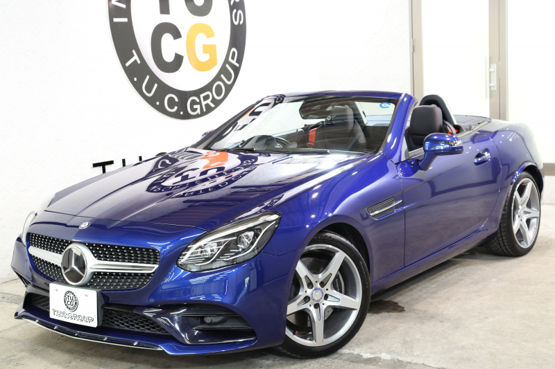メルセデスベンツ SLCクラス SLC180ｽﾎﾟｰﾂ ﾍﾞｰｼｯｸ&ﾚｰﾀﾞｰｾｰﾌﾃｨPKG　ｷｰﾚｽｺﾞｰ 黒本革 ｼｰﾄﾋｰﾀｰ ｶﾞﾗｽR HDDﾅﾋﾞTV ｽﾏﾎ連携 ﾊﾞｯｸｶﾒﾗ DSRC LEDﾗｲﾄ AMGｴｱﾛ&18AW ﾀﾞｯｼｭﾎﾞｰﾄﾞｸﾛｯｸ 9AT 希少色ﾌﾞﾘﾘｱﾝﾄﾌﾞﾙｰ　2年保証