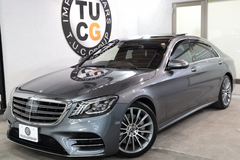 メルセデスベンツ Sクラス S560ﾛﾝｸﾞ AMGﾗｲﾝ ｼｮｰﾌｧｰ＆ﾚｰﾀﾞｰｾｰﾌﾃｨPKG　後期 ｷｰﾚｽｺﾞｰ 黒本革 ﾍﾞﾝﾁﾚｰﾀｰ ﾊﾟﾉﾗﾏSR HUD HDDﾅﾋﾞTV ｽﾏﾎ連携 ﾌﾞﾙﾒｽﾀｰ 360ｶﾒﾗ PTS LEDﾗｲﾄ ﾊﾝｽﾞﾌﾘｰA AMGｴｱﾛ&20AW ﾘｱﾓﾆﾀｰ×2 ｴｱｻｽ 9AT 希少色ｾﾚﾅｲﾄｸﾞﾚｰ　2年保証