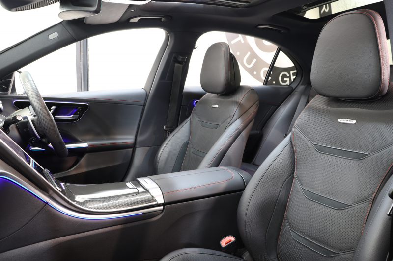 AMG Cクラス C43 4MATIC AMGﾅｲﾄ&ﾚｰﾀﾞｰｾｰﾌﾃｨPKG　BSG搭載 MEｺﾈｸﾄ ｷｰﾚｽｺﾞｰ 黒本革 ﾍﾞﾝﾁﾚｰﾀｰ ﾊﾟﾉﾗﾏSR ﾍｯﾄﾞｱｯﾌﾟD MBUXﾅﾋﾞTV&ARﾅﾋﾞ ｽﾏﾎ連携 ﾌﾞﾙﾒｽﾀｰ 360ｶﾒﾗ PTS LEDﾗｲﾄ 自動ﾄﾗﾝｸ AMG専用装備&ﾁｭｰﾆﾝｸﾞ 9AT　2年保証