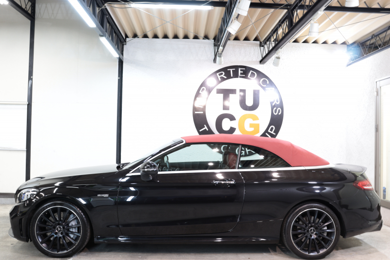 AMG Cクラス C43 4MATIC ｶﾌﾞﾘｵﾚ ﾚｰﾀﾞｰｾｰﾌﾃｨPKG　後期 赤本革 ｴｱｽｶｰﾌ ﾍｯﾄﾞｱｯﾌﾟD HDDﾅﾋﾞTV ｽﾏﾎ連携 ﾌﾞﾙﾒｽﾀｰ ﾊﾞｯｸｶﾒﾗ PTS LEDﾗｲﾄ AMG専用装備&ﾁｭｰﾆﾝｸﾞﾀﾞｲﾅﾐｯｸｾﾚｸﾄ ﾊﾟﾅﾒﾘｶｰﾅｸﾞﾘﾙ 赤幌 9AT　2年保証