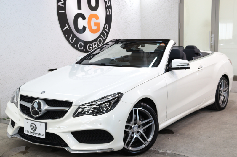 メルセデスベンツ Eクラス E250ｶﾌﾞﾘｵﾚ AMGｽﾎﾟｰﾂ&ﾚｰﾀﾞｰｾｰﾌﾃｨPKG　後期 ｷｰﾚｽｺﾞｰ 黒本革 Sﾋｰﾀｰ&ｴｱｽｶｰﾌ HDDﾅﾋﾞTV BT音楽 ｽﾏﾎ連携 360ｶﾒﾗ PTS LEDﾗｲﾄ AMGｴｱﾛ&18AW ﾄﾞﾗﾌﾄｽﾄｯﾌﾟ 黒幌 7AT　2年保証