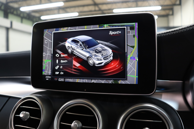 AMG Cクラス C63 ｴｸｽｸﾙｰｼﾌﾞ&ﾚｰﾀﾞｰｾｰﾌﾃｨPKG　ｷｰﾚｽｺﾞｰ 黒本革 ﾊﾟﾉﾗﾏSR ﾍｯﾄﾞｱｯﾌﾟD HDDﾅﾋﾞTV BT音楽 ﾌﾞﾙﾒｽﾀｰ ﾊﾞｯｸｶﾒﾗ PTS LEDﾗｲﾄ ﾊﾝｽﾞﾌﾘｰA AMG専用装備&ﾁｭｰﾆﾝｸﾞﾀﾞｲﾅﾐｯｸｾﾚｸﾄ　2年保証