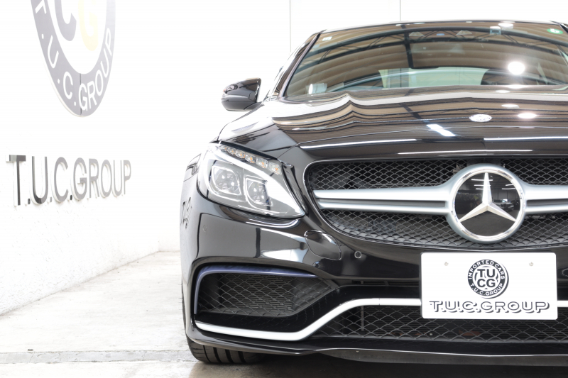 AMG Cクラス C63 ｴｸｽｸﾙｰｼﾌﾞ&ﾚｰﾀﾞｰｾｰﾌﾃｨPKG　ｷｰﾚｽｺﾞｰ 黒本革 ﾊﾟﾉﾗﾏSR ﾍｯﾄﾞｱｯﾌﾟD HDDﾅﾋﾞTV BT音楽 ﾌﾞﾙﾒｽﾀｰ ﾊﾞｯｸｶﾒﾗ PTS LEDﾗｲﾄ ﾊﾝｽﾞﾌﾘｰA AMG専用装備&ﾁｭｰﾆﾝｸﾞﾀﾞｲﾅﾐｯｸｾﾚｸﾄ　2年保証