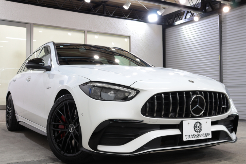 AMG Cクラス C43 4MATIC ｽﾃｰｼｮﾝﾜｺﾞﾝ AMGﾅｲﾄ&ﾚｰﾀﾞｰｾｰﾌﾃｨPKG　BSG搭載 ｷｰﾚｽｺﾞｰ 黒本革 ﾍﾞﾝﾁﾚｰﾀｰ ﾊﾟﾉﾗﾏSR ﾍｯﾄﾞｱｯﾌﾟD MBUXﾅﾋﾞTV&ARﾅﾋﾞ ｽﾏﾎ連携 ﾌﾞﾙﾒｽﾀｰ 360ｶﾒﾗ PTS LEDﾗｲﾄ 自動Rｹﾞｰﾄ AMG専用装備&ﾁｭｰﾆﾝｸﾞ 9AT ﾘｱｱｸｽﾙｽﾃｱ　2年保証