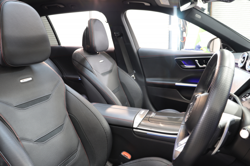 AMG Cクラス C43 4MATIC ｽﾃｰｼｮﾝﾜｺﾞﾝ AMGﾅｲﾄ&ﾚｰﾀﾞｰｾｰﾌﾃｨPKG　BSG搭載 ｷｰﾚｽｺﾞｰ 黒本革 ﾍﾞﾝﾁﾚｰﾀｰ ﾊﾟﾉﾗﾏSR ﾍｯﾄﾞｱｯﾌﾟD MBUXﾅﾋﾞTV&ARﾅﾋﾞ ｽﾏﾎ連携 ﾌﾞﾙﾒｽﾀｰ 360ｶﾒﾗ PTS LEDﾗｲﾄ 自動Rｹﾞｰﾄ AMG専用装備&ﾁｭｰﾆﾝｸﾞ 9AT ﾘｱｱｸｽﾙｽﾃｱ　2年保証