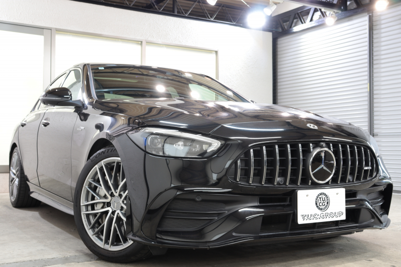 AMG Cクラス C43 4MATIC AMGﾅｲﾄ&ﾚｰﾀﾞｰｾｰﾌﾃｨPKG　BSG搭載 ｷｰﾚｽｺﾞｰ 赤/黒本革 ﾍﾞﾝﾁﾚｰﾀｰ ﾊﾟﾉﾗﾏSR ﾍｯﾄﾞｱｯﾌﾟD MBUXﾅﾋﾞTV ｽﾏﾎ連携 ﾌﾞﾙﾒｽﾀｰ 360ｶﾒﾗ PTS LEDﾗｲﾄ 自動ﾄﾗﾝｸ AMG専用装備&ﾁｭｰﾆﾝｸﾞ 9AT ﾘｱｱｸｽﾙｽﾃｱ　2年保証