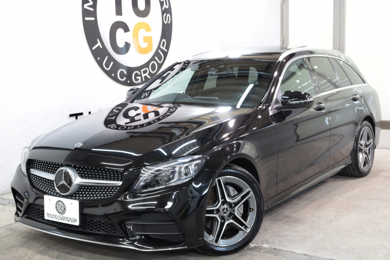 メルセデスベンツ Cクラス C200ｽﾃｰｼｮﾝﾜｺﾞﾝ AVG AMGﾗｲﾝ ﾚｰﾀﾞｰｾｰﾌﾃｨPKG　BSG搭載 後期 ｷｰﾚｽｺﾞｰ 黒革 HDDﾅﾋﾞTV ｽﾏﾎ連携 ﾊﾞｯｸｶﾒﾗ PTS LEDﾗｲﾄ 自動Rｹﾞｰﾄ AMGｴｱﾛ&18AW ﾀﾞｲﾅﾐｯｸS ｴｱｻｽ 9AT　2年保証