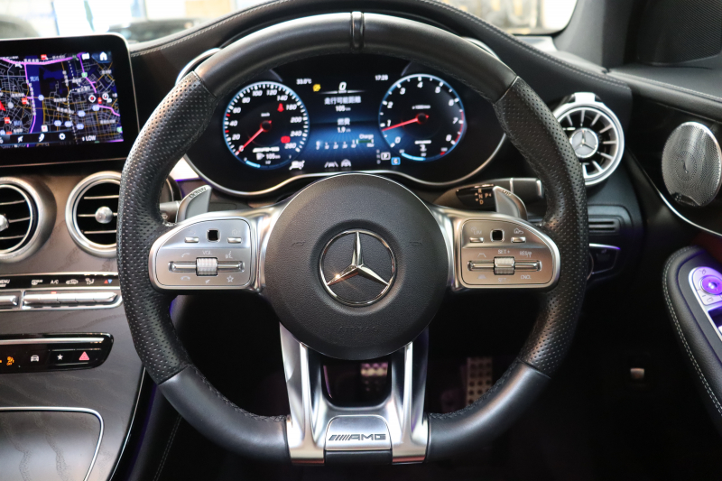 AMG GLCクーペ GLC43 4MATIC ｸｰﾍﾟﾚｻﾞｰｴｸｽｸﾙｰｼﾌﾞ&ﾚｰﾀﾞｰｾｰﾌﾃｨPKG　後期 ｷｰﾚｽｺﾞｰ 赤/黒本革 ﾊﾟﾉﾗﾏSR ﾍｯﾄﾞｱｯﾌﾟD MBUXﾅﾋﾞTV BT音楽 ﾌﾞﾙﾒｽﾀｰ 360ｶﾒﾗ PTS LEDﾗｲﾄ ﾊﾝｽﾞﾌﾘｰA AMG専用装備&ﾁｭｰﾆﾝｸﾞ 9AT　2年保証