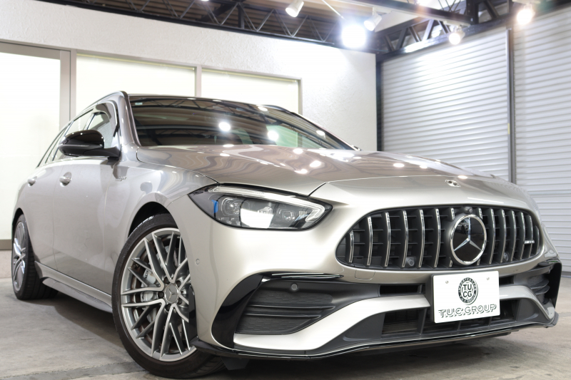 AMG Cクラス C43 4MATIC ｽﾃｰｼｮﾝﾜｺﾞﾝ AMGﾅｲﾄ&ﾚｰﾀﾞｰｾｰﾌﾃｨPKG　BSG搭載 黒本革 ﾍﾞﾝﾁﾚｰﾀｰ ﾊﾟﾉﾗﾏSR HUD MBUXﾅﾋﾞTV&ARﾅﾋﾞ ｽﾏﾎ連携 ﾌﾞﾙﾒｽﾀｰ 360ｶﾒﾗ PTS LEDﾗｲﾄ 自動Rｹﾞｰﾄ AMG専用装備&ﾁｭｰﾆﾝｸﾞﾘｱｱｸｽﾙｽﾃｱ 9AT 希少色ﾓﾊｰﾍﾞｼﾙﾊﾞｰ　2年保証