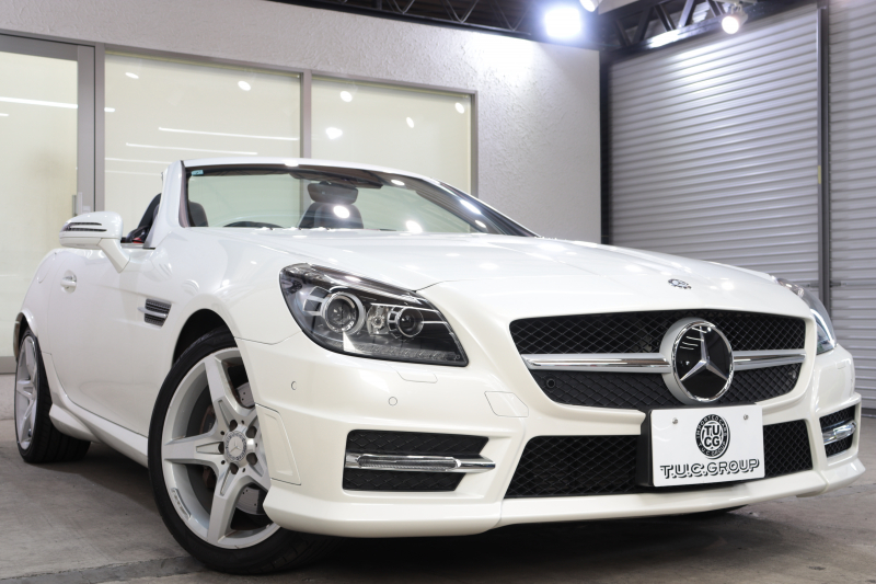 メルセデスベンツ SLKクラス SLK200 ｴｸｽｸﾙｰｼﾌﾞ AMGｽﾎﾟｰﾂ&ﾚｰﾀﾞｰｾｰﾌﾃｨPKG　中期 1ｵｰﾅｰ 黒本革 ｴｱｽｶｰﾌ ﾏｼﾞｯｸｽｶｲR HDDﾅﾋﾞTV BT音楽 PTS DSRC ｷｾﾉﾝ AMGｴｱﾛ&18AW ｴｱｶﾞｲﾄﾞ ﾊﾟﾄﾞﾙｼﾌﾄ 7AT　2年保証