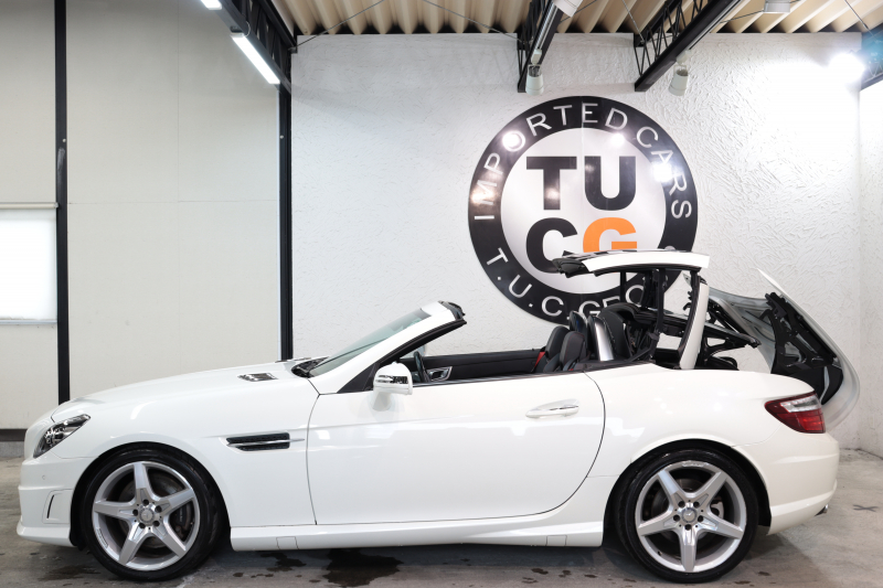 メルセデスベンツ SLKクラス SLK200 ｴｸｽｸﾙｰｼﾌﾞ AMGｽﾎﾟｰﾂ&ﾚｰﾀﾞｰｾｰﾌﾃｨPKG　中期 1ｵｰﾅｰ 黒本革 ｴｱｽｶｰﾌ ﾏｼﾞｯｸｽｶｲR HDDﾅﾋﾞTV BT音楽 PTS DSRC ｷｾﾉﾝ AMGｴｱﾛ&18AW ｴｱｶﾞｲﾄﾞ ﾊﾟﾄﾞﾙｼﾌﾄ 7AT　2年保証