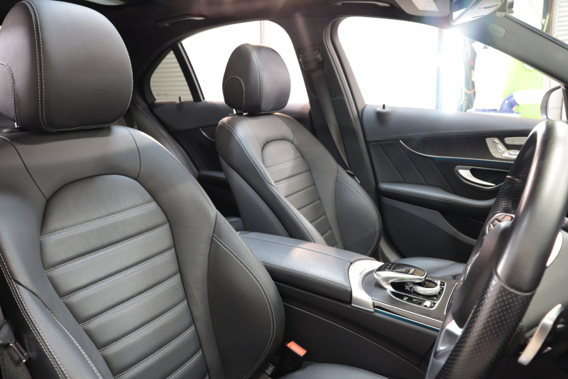 AMG Cクラス C43 4MATIC ｴｸｽｸﾙｰｼﾌﾞ&ﾚｰﾀﾞｰｾｰﾌﾃｨPKG　ｷｰﾚｽｺﾞｰ 黒本革 ﾊﾟﾉﾗﾏSR HDDﾅﾋﾞTV&ｷｬﾝｾﾗｰ BT音楽 ﾌﾞﾙﾒｽﾀｰ Bｶﾒﾗ PTS LEDﾗｲﾄ ﾊﾝｽﾞﾌﾘｰA AMG専用装備&ﾁｭｰﾆﾝｸﾞ 9AT　2年保証