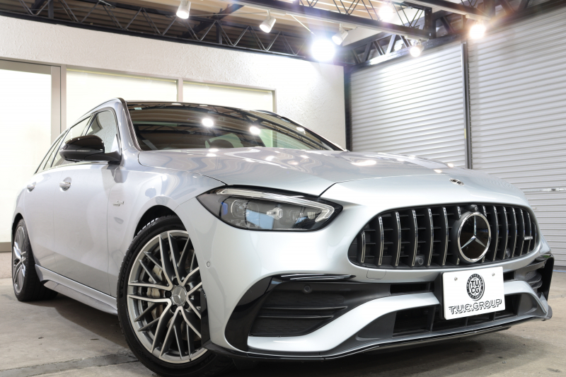AMG Cクラス C43 ｽﾃｰｼｮﾝﾜｺﾞﾝ 4MATIC AMGﾅｲﾄ&ﾚｰﾀﾞｰｾｰﾌﾃｨPKG　BSG搭載 ｷｰﾚｽｺﾞｰ 茶/黒本革 ﾍﾞﾝﾁﾚｰﾀｰ ﾊﾟﾉﾗﾏSR ﾍｯﾄﾞｱｯﾌﾟD MBUXﾅﾋﾞTV ｽﾏﾎ連携 ﾌﾞﾙﾒｽﾀｰ 360ｶﾒﾗ PTS LEDﾗｲﾄ 自動ﾄﾗﾝｸ AMG専用装備&ﾁｭｰﾆﾝｸﾞ 9AT ﾘｱｱｸｽﾙｽﾃｱ　2年保証