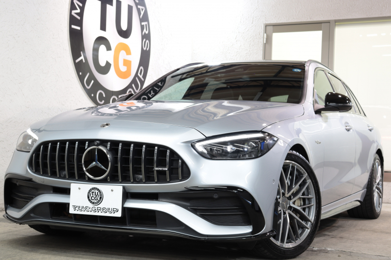 AMG Cクラス C43 ｽﾃｰｼｮﾝﾜｺﾞﾝ 4MATIC AMGﾅｲﾄ&ﾚｰﾀﾞｰｾｰﾌﾃｨPKG　BSG搭載 ｷｰﾚｽｺﾞｰ 茶/黒本革 ﾍﾞﾝﾁﾚｰﾀｰ ﾊﾟﾉﾗﾏSR ﾍｯﾄﾞｱｯﾌﾟD MBUXﾅﾋﾞTV ｽﾏﾎ連携 ﾌﾞﾙﾒｽﾀｰ 360ｶﾒﾗ PTS LEDﾗｲﾄ 自動ﾄﾗﾝｸ AMG専用装備&ﾁｭｰﾆﾝｸﾞ 9AT ﾘｱｱｸｽﾙｽﾃｱ　2年保証