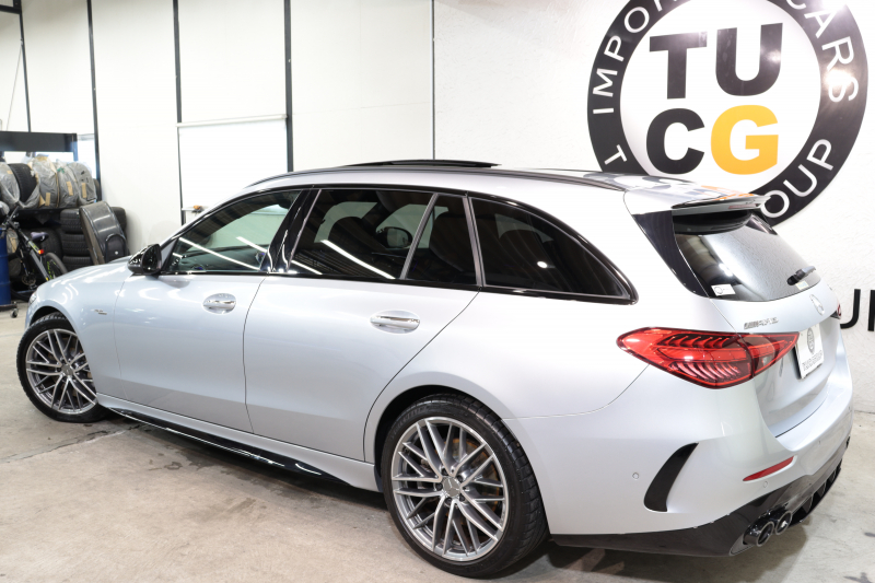 AMG Cクラス C43 ｽﾃｰｼｮﾝﾜｺﾞﾝ 4MATIC AMGﾅｲﾄ&ﾚｰﾀﾞｰｾｰﾌﾃｨPKG　BSG搭載 ｷｰﾚｽｺﾞｰ 茶/黒本革 ﾍﾞﾝﾁﾚｰﾀｰ ﾊﾟﾉﾗﾏSR ﾍｯﾄﾞｱｯﾌﾟD MBUXﾅﾋﾞTV ｽﾏﾎ連携 ﾌﾞﾙﾒｽﾀｰ 360ｶﾒﾗ PTS LEDﾗｲﾄ 自動ﾄﾗﾝｸ AMG専用装備&ﾁｭｰﾆﾝｸﾞ 9AT ﾘｱｱｸｽﾙｽﾃｱ　2年保証
