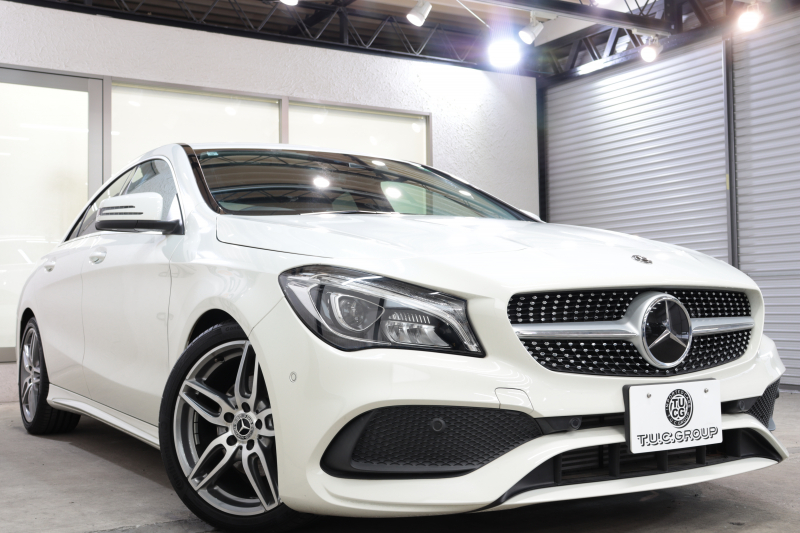 メルセデスベンツ CLAクラス CLA180 AMGｽﾀｲﾙ ﾚｰﾀﾞｰｾｰﾌﾃｨPKG　後期 ｷｰﾚｽｺﾞｰ ﾊｰﾌﾚｻﾞｰｼｰﾄ ｼｰﾄﾋｰﾀｰ HDDﾅﾋﾞTV ｽﾏﾎ連携 Bｶﾒﾗ PTS DSRC LEDﾗｲﾄ AMGｴｱﾛ&18AW 7AT　2年保証