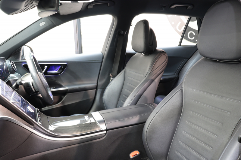 メルセデスベンツ Cクラス C220d ｽﾃｰｼｮﾝﾜｺﾞﾝ AVG AMGﾗｲﾝ ﾚｻﾞｰｴｸｽｸﾙｰｼﾌﾞ&ﾍﾞｰｼｯｸ&ﾚｰﾀﾞｰｾｰﾌﾃｨPKG　ISG搭載 ｷｰﾚｽｺﾞｰ 黒本革 ﾍｯﾄﾞｱｯﾌﾟD MBUXﾅﾋﾞTV&ARﾅﾋﾞ ｽﾏﾎ連携 360ｶﾒﾗ PTS LEDﾗｲﾄ ﾊﾝｽﾞﾌﾘｰA AMGｴｱﾛ&18AW 9AT 希少色ｾﾚﾅｲﾄｸﾞﾚｰ　2年保証