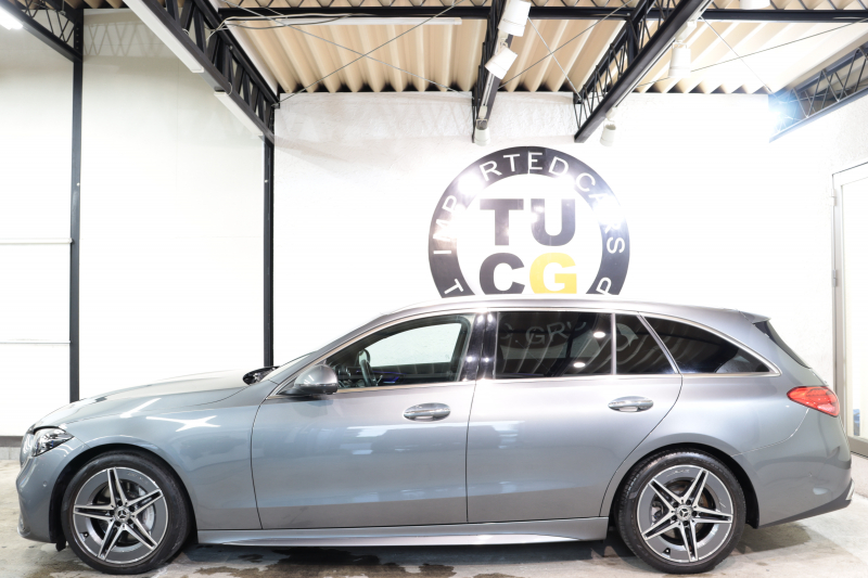 メルセデスベンツ Cクラス C220d ｽﾃｰｼｮﾝﾜｺﾞﾝ AVG AMGﾗｲﾝ ﾚｻﾞｰｴｸｽｸﾙｰｼﾌﾞ&ﾍﾞｰｼｯｸ&ﾚｰﾀﾞｰｾｰﾌﾃｨPKG　ISG搭載 ｷｰﾚｽｺﾞｰ 黒本革 ﾍｯﾄﾞｱｯﾌﾟD MBUXﾅﾋﾞTV&ARﾅﾋﾞ ｽﾏﾎ連携 360ｶﾒﾗ PTS LEDﾗｲﾄ ﾊﾝｽﾞﾌﾘｰA AMGｴｱﾛ&18AW 9AT 希少色ｾﾚﾅｲﾄｸﾞﾚｰ　2年保証