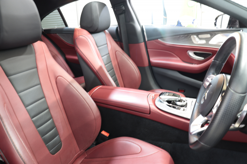 メルセデスベンツ CLS CLS220d ｽﾎﾟｰﾂ ｴｸｽｸﾙｰｼﾌﾞ&ﾚｰﾀﾞｰｾｰﾌﾃｨPKG　ｷｰﾚｽｺﾞｰ 赤/黒本革 ﾍﾞﾝﾁﾚｰﾀｰ ｻﾝﾙｰﾌ ﾍｯﾄﾞｱｯﾌﾟD HDDﾅﾋﾞTV ｽﾏﾎ連携 ﾌﾞﾙﾒｽﾀｰ 360ｶﾒﾗ PTS LEDﾗｲﾄ ﾊﾝｽﾞﾌﾘｰA AMGｴｱﾛ&19AW ｴｱｻｽ ﾀﾞｲﾅﾐｯｸS 9AT 希少色ﾙﾋﾞｰﾌﾞﾗｯｸ　2年保証