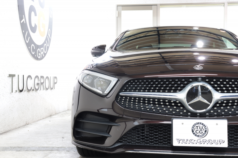 メルセデスベンツ CLS CLS220d ｽﾎﾟｰﾂ ｴｸｽｸﾙｰｼﾌﾞ&ﾚｰﾀﾞｰｾｰﾌﾃｨPKG　ｷｰﾚｽｺﾞｰ 赤/黒本革 ﾍﾞﾝﾁﾚｰﾀｰ ｻﾝﾙｰﾌ ﾍｯﾄﾞｱｯﾌﾟD HDDﾅﾋﾞTV ｽﾏﾎ連携 ﾌﾞﾙﾒｽﾀｰ 360ｶﾒﾗ PTS LEDﾗｲﾄ ﾊﾝｽﾞﾌﾘｰA AMGｴｱﾛ&19AW ｴｱｻｽ ﾀﾞｲﾅﾐｯｸS 9AT 希少色ﾙﾋﾞｰﾌﾞﾗｯｸ　2年保証