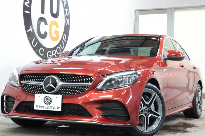 メルセデスベンツ Cクラス C200 ﾛｰﾚｳｽｴﾃﾞｨｼｮﾝ ｽﾎﾟｰﾂﾌﾟﾗｽ&ﾚｰﾀﾞｰｾｰﾌﾃｨPKG　特別仕様車 BSG搭載 後期 ｷｰﾚｽｺﾞｰ 黒革 ｼｰﾄﾋｰﾀｰ ﾍｯﾄﾞｱｯﾌﾟD HDDﾅﾋﾞTV ｽﾏﾎ連携 Bｶﾒﾗ PTS LEDﾗｲﾄ ﾊﾝｽﾞﾌﾘｰA AMGｴｱﾛ&18AW ｴｱｻｽ 9AT 希少色ﾋﾔｼﾝｽﾚｯﾄﾞ　2年保証