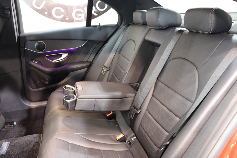 メルセデスベンツ Cクラス C200 ﾛｰﾚｳｽｴﾃﾞｨｼｮﾝ ｽﾎﾟｰﾂﾌﾟﾗｽ&ﾚｰﾀﾞｰｾｰﾌﾃｨPKG　特別仕様車 BSG搭載 後期 ｷｰﾚｽｺﾞｰ 黒革 ｼｰﾄﾋｰﾀｰ ﾍｯﾄﾞｱｯﾌﾟD HDDﾅﾋﾞTV ｽﾏﾎ連携 Bｶﾒﾗ PTS LEDﾗｲﾄ ﾊﾝｽﾞﾌﾘｰA AMGｴｱﾛ&18AW ｴｱｻｽ 9AT 希少色ﾋﾔｼﾝｽﾚｯﾄﾞ　2年保証