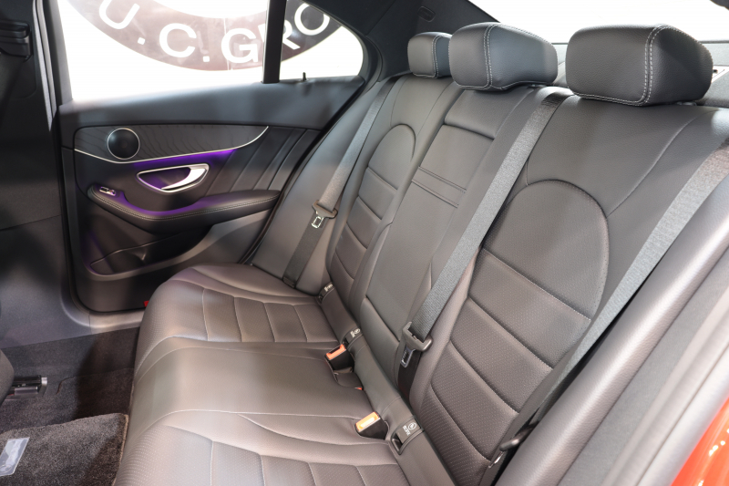 メルセデスベンツ Cクラス C200 ﾛｰﾚｳｽｴﾃﾞｨｼｮﾝ ｽﾎﾟｰﾂﾌﾟﾗｽ&ﾚｰﾀﾞｰｾｰﾌﾃｨPKG　特別仕様車 BSG搭載 後期 ｷｰﾚｽｺﾞｰ 黒革 ｼｰﾄﾋｰﾀｰ ﾍｯﾄﾞｱｯﾌﾟD HDDﾅﾋﾞTV ｽﾏﾎ連携 Bｶﾒﾗ PTS LEDﾗｲﾄ ﾊﾝｽﾞﾌﾘｰA AMGｴｱﾛ&18AW ｴｱｻｽ 9AT 希少色ﾋﾔｼﾝｽﾚｯﾄﾞ　2年保証