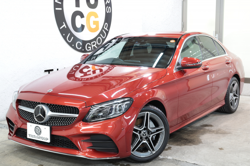 メルセデスベンツ Cクラス C200 ﾛｰﾚｳｽｴﾃﾞｨｼｮﾝ ｽﾎﾟｰﾂﾌﾟﾗｽ&ﾚｰﾀﾞｰｾｰﾌﾃｨPKG　特別仕様車 BSG搭載 後期 ｷｰﾚｽｺﾞｰ 黒革 ｼｰﾄﾋｰﾀｰ ﾍｯﾄﾞｱｯﾌﾟD HDDﾅﾋﾞTV ｽﾏﾎ連携 Bｶﾒﾗ PTS LEDﾗｲﾄ ﾊﾝｽﾞﾌﾘｰA AMGｴｱﾛ&18AW ｴｱｻｽ 9AT 希少色ﾋﾔｼﾝｽﾚｯﾄﾞ　2年保証