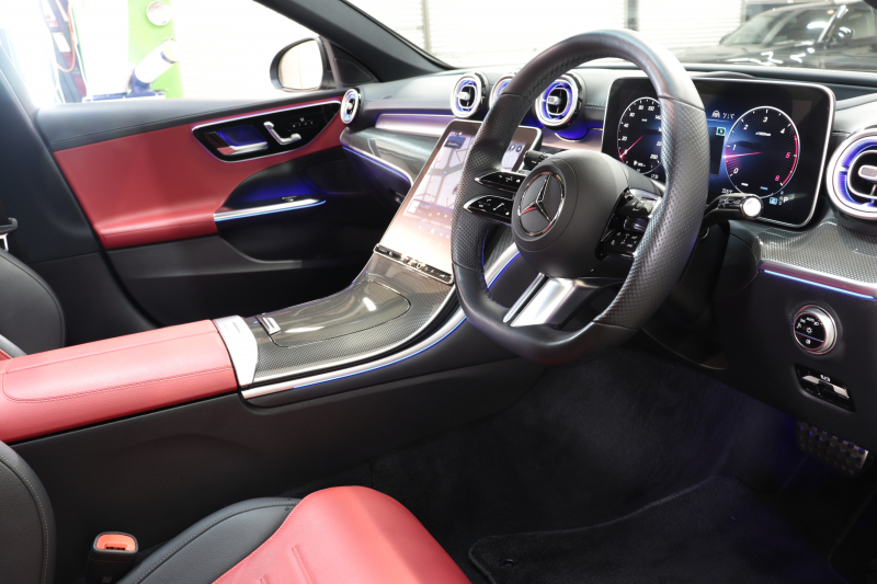 メルセデスベンツ Cクラス C220d ｽﾃｰｼｮﾝﾜｺﾞﾝ AVG AMGﾗｲﾝ ﾚｻﾞｰｴｸｽｸﾙｰｼﾌﾞ&ﾍﾞｰｼｯｸ&ﾚｰﾀﾞｰｾｰﾌﾃｨPKG　ISG搭載 ｷｰﾚｽｺﾞｰ 赤/黒本革 ﾊﾟﾉﾗﾏSR ﾍｯﾄﾞｱｯﾌﾟD MBUXﾅﾋﾞTV&ARﾅﾋﾞ ｽﾏﾎ連携 360ｶﾒﾗ PTS LEDﾗｲﾄ 自動Rｹﾞｰﾄ AMGｴｱﾛ&18AW ﾜｲﾔﾚｽ充電 9AT　2年保証