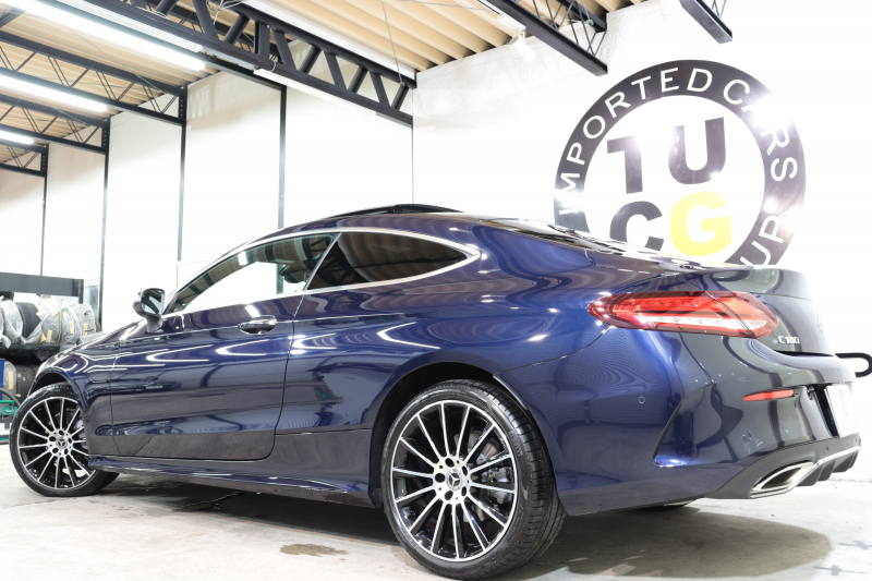 メルセデスベンツ Cクラス C180 ｸｰﾍﾟ ｽﾎﾟｰﾂ ﾚｻﾞｰｴｸｽｸﾙｰｼﾌﾞ&ﾚｰﾀﾞｰｾｰﾌﾃｨPKG　後期最終 ｷｰﾚｽｺﾞｰ 黒本革 ｼｰﾄﾋｰﾀｰ ﾊﾟﾉﾗﾏSR ﾍｯﾄﾞｱｯﾌﾟD HDDﾅﾋﾞTV ｽﾏﾎ連携 Bｶﾒﾗ PTS LEDﾗｲﾄ ｴｱﾊﾞﾗﾝｽPKG AMGｴｱﾛ&19AW ｴｱｻｽ 9AT 希少色ｶﾊﾞﾝｻｲﾄﾌﾞﾙｰ　2年保証