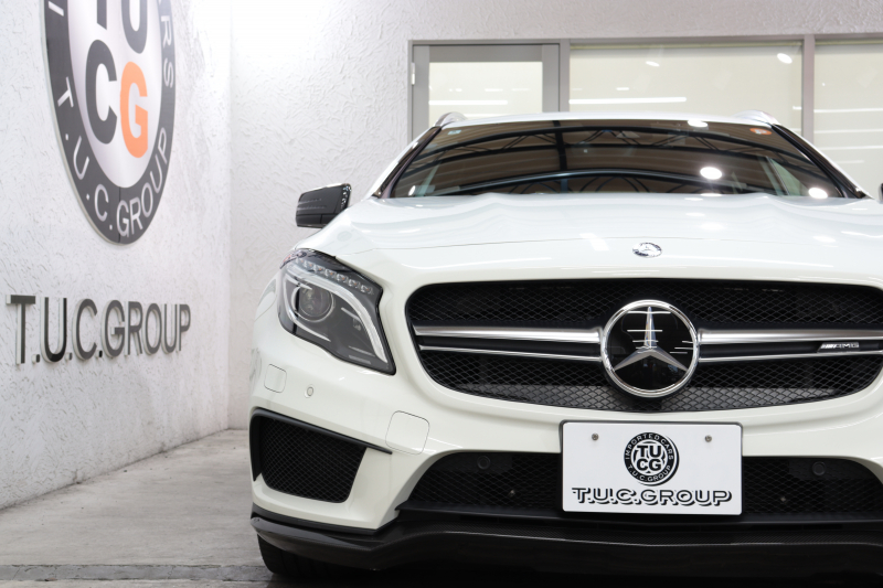 AMG GLA GLA45 4MATIC AMGﾚｻﾞｰｴｸｽｸﾙｰｼﾌﾞ&AMGｶｰﾎﾞﾝ&ﾍﾞｰｼｯｸ&ﾚｰﾀﾞｰｾｰﾌﾃｨPKG　中期 ｷｰﾚｽｺﾞｰ 黒本革 HDDﾅﾋﾞTV ﾊﾞｯｸｶﾒﾗ PTS ｷｾﾉﾝﾗｲﾄ 自動Rｹﾞｰﾄ AMG専用装備&ﾁｭｰﾆﾝｸﾞ AMGｴｱﾛ&19AW 7AT　2年保証