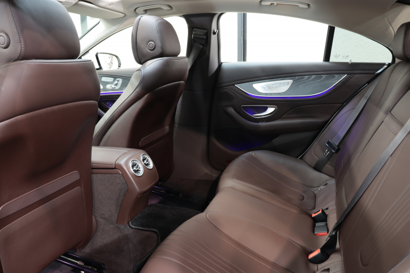 メルセデスベンツ CLS CLS450 4MATIC ｽﾎﾟｰﾂ ｴｸｽｸﾙｰｼﾌﾞ&ﾚｰﾀﾞｰｾｰﾌﾃｨPKG　ISG搭載 1ｵｰﾅｰ ｷｰﾚｽｺﾞｰ 茶本革 ﾍﾞﾝﾁﾚｰﾀｰ ｻﾝﾙｰﾌ ﾍｯﾄﾞｱｯﾌﾟD HDDﾅﾋﾞTV ｽﾏﾎ連携 ﾌﾞﾙﾒｽﾀｰ 360ｶﾒﾗ PTS LEDﾗｲﾄ 自動ﾄﾗﾝｸ ﾊﾝｽﾞﾌﾘｰA AMGｴｱﾛ&19AW ｴｱｻｽ 9AT　2年保証