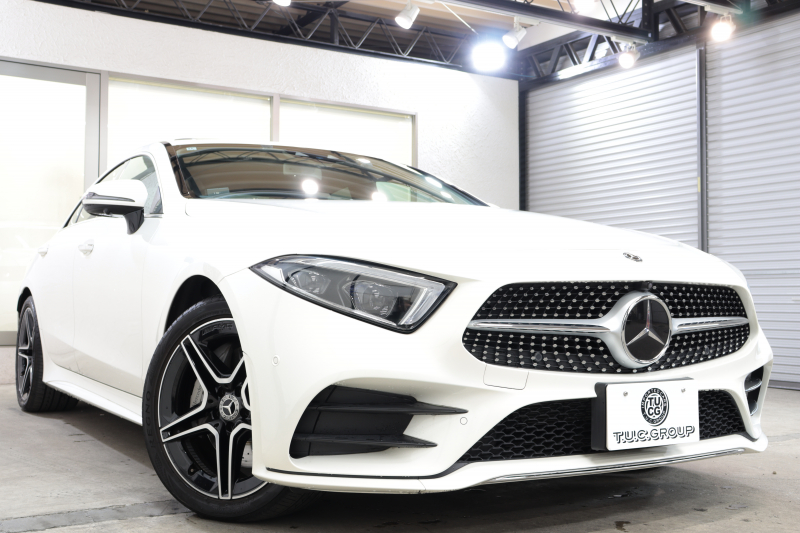 メルセデスベンツ CLS CLS450 4MATIC ｽﾎﾟｰﾂ ｴｸｽｸﾙｰｼﾌﾞ&ﾚｰﾀﾞｰｾｰﾌﾃｨPKG　ISG搭載 1ｵｰﾅｰ ｷｰﾚｽｺﾞｰ 茶本革 ﾍﾞﾝﾁﾚｰﾀｰ ｻﾝﾙｰﾌ ﾍｯﾄﾞｱｯﾌﾟD HDDﾅﾋﾞTV ｽﾏﾎ連携 ﾌﾞﾙﾒｽﾀｰ 360ｶﾒﾗ PTS LEDﾗｲﾄ 自動ﾄﾗﾝｸ ﾊﾝｽﾞﾌﾘｰA AMGｴｱﾛ&19AW ｴｱｻｽ 9AT　2年保証