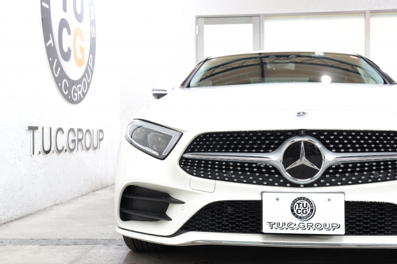 メルセデスベンツ CLS CLS450 4MATIC ｽﾎﾟｰﾂ ｴｸｽｸﾙｰｼﾌﾞ&ﾚｰﾀﾞｰｾｰﾌﾃｨPKG　ISG搭載 1ｵｰﾅｰ ｷｰﾚｽｺﾞｰ 茶本革 ﾍﾞﾝﾁﾚｰﾀｰ ｻﾝﾙｰﾌ ﾍｯﾄﾞｱｯﾌﾟD HDDﾅﾋﾞTV ｽﾏﾎ連携 ﾌﾞﾙﾒｽﾀｰ 360ｶﾒﾗ PTS LEDﾗｲﾄ 自動ﾄﾗﾝｸ ﾊﾝｽﾞﾌﾘｰA AMGｴｱﾛ&19AW ｴｱｻｽ 9AT　2年保証