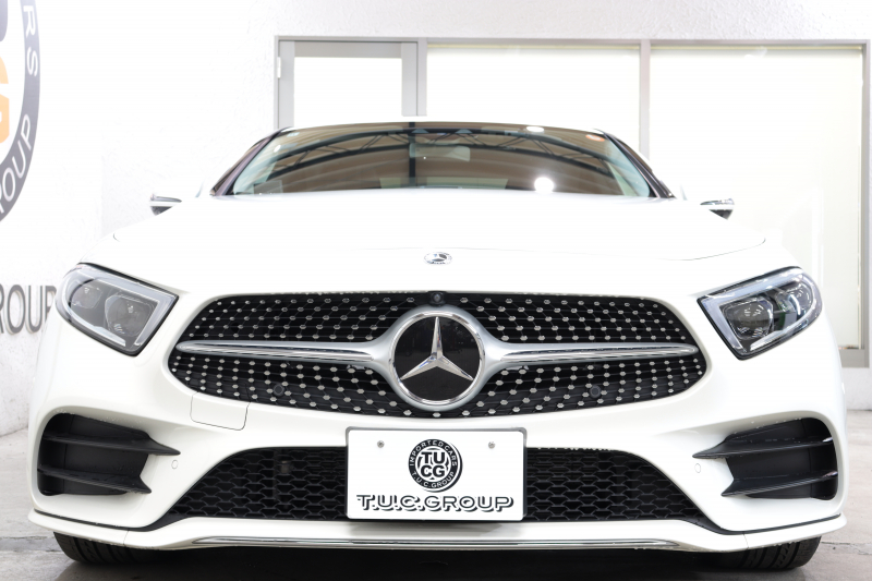 メルセデスベンツ CLS CLS450 4MATIC ｽﾎﾟｰﾂ ｴｸｽｸﾙｰｼﾌﾞ&ﾚｰﾀﾞｰｾｰﾌﾃｨPKG　ISG搭載 1ｵｰﾅｰ ｷｰﾚｽｺﾞｰ 茶本革 ﾍﾞﾝﾁﾚｰﾀｰ ｻﾝﾙｰﾌ ﾍｯﾄﾞｱｯﾌﾟD HDDﾅﾋﾞTV ｽﾏﾎ連携 ﾌﾞﾙﾒｽﾀｰ 360ｶﾒﾗ PTS LEDﾗｲﾄ 自動ﾄﾗﾝｸ ﾊﾝｽﾞﾌﾘｰA AMGｴｱﾛ&19AW ｴｱｻｽ 9AT　2年保証